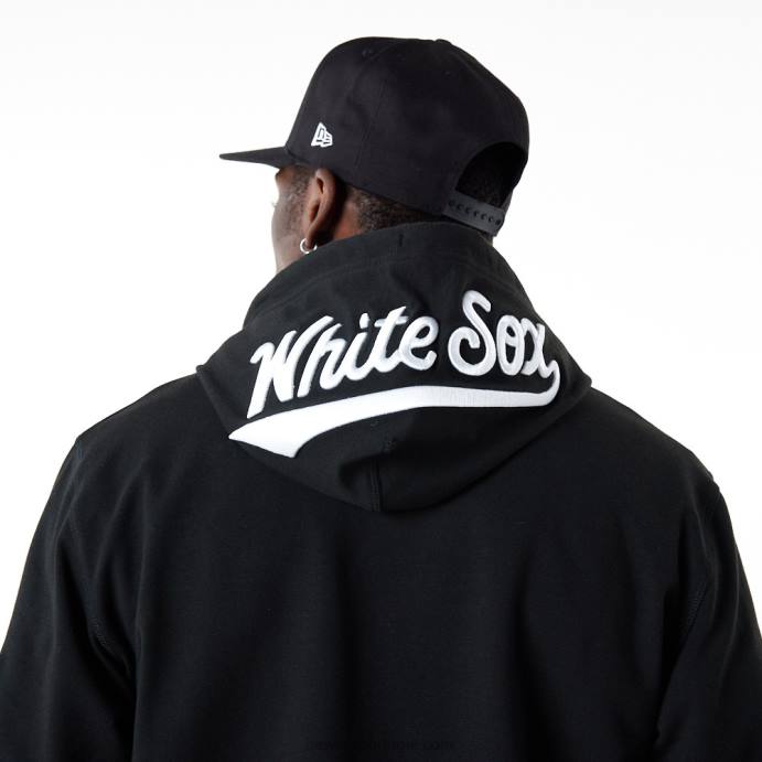 FFTN2682 New Era chicago white sox mlb logo select moletom preto