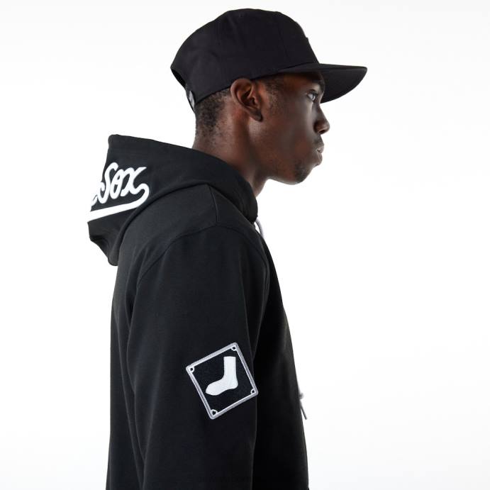 FFTN2682 New Era chicago white sox mlb logo select moletom preto