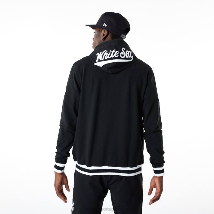 FFTN2682 New Era chicago white sox mlb logo select moletom preto