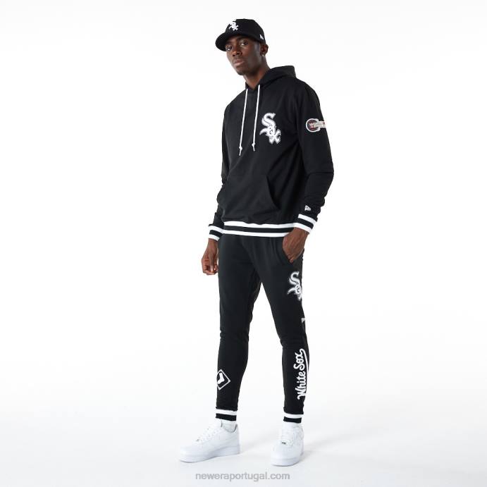 FFTN2682 New Era chicago white sox mlb logo select moletom preto