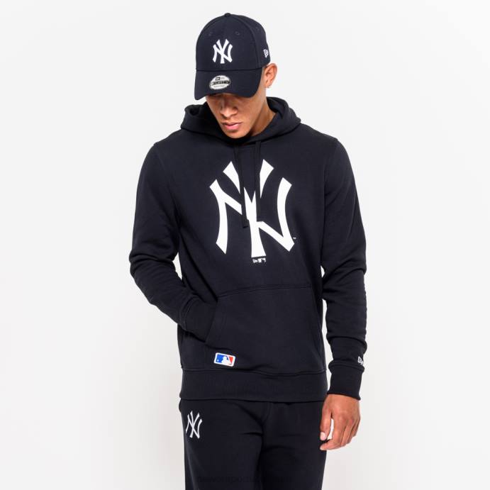 FFTN2709 New Era moletom azul marinho dos New York Yankees