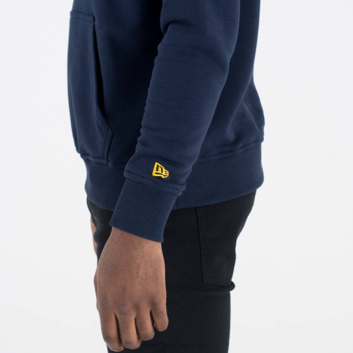 FFTN2711 New Era denver nuggets moletom azul marinho com logo da equipe