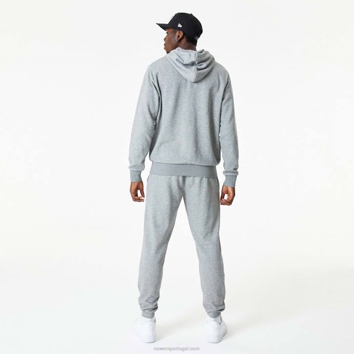 FFTN2712 New Era la lakers nba essentials moletom cinza médio com zíper