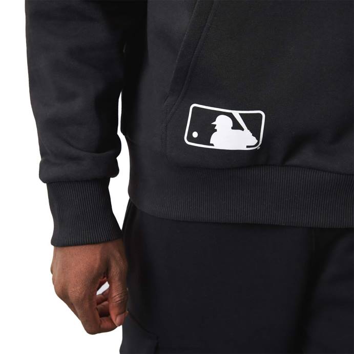 FFTN2723 New Era new york yankees mlb moletom preto com logo da equipe