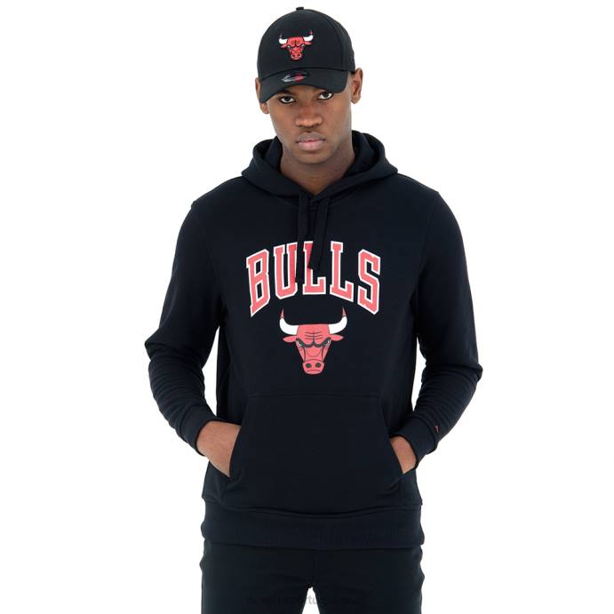 FFTN2740 New Era chicago bulls moletom preto