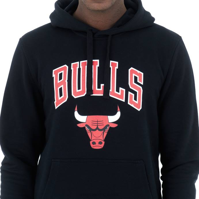 FFTN2740 New Era chicago bulls moletom preto