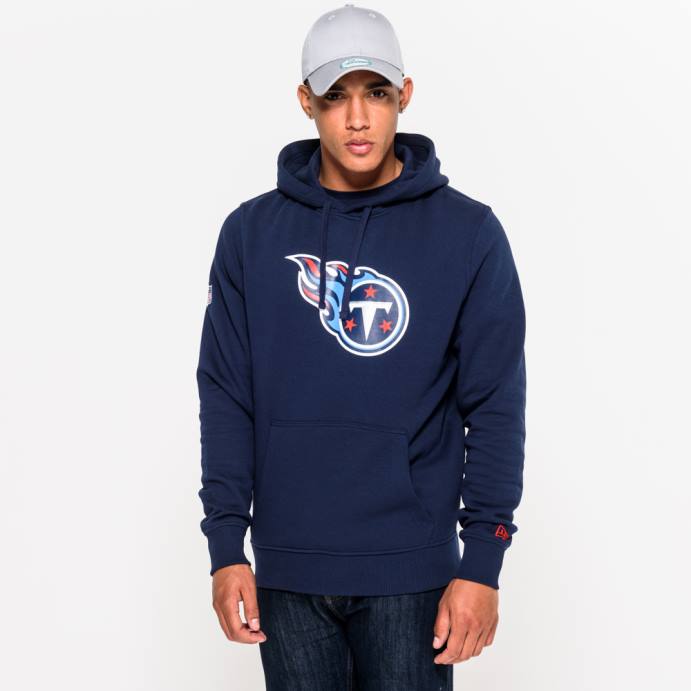 FFTN2742 New Era tennessee titans moletom azul marinho com logo da equipe