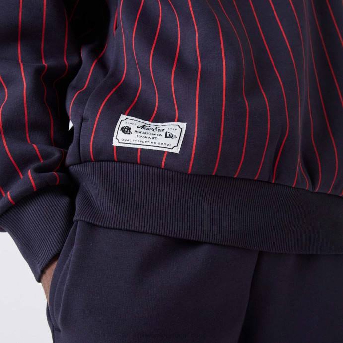 FFTN2753 New Era moletom oversized azul risca de giz