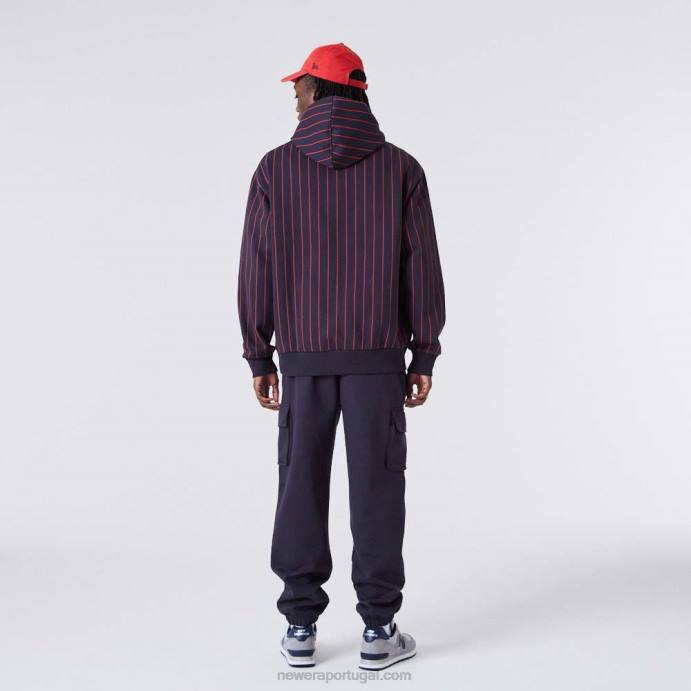 FFTN2753 New Era moletom oversized azul risca de giz
