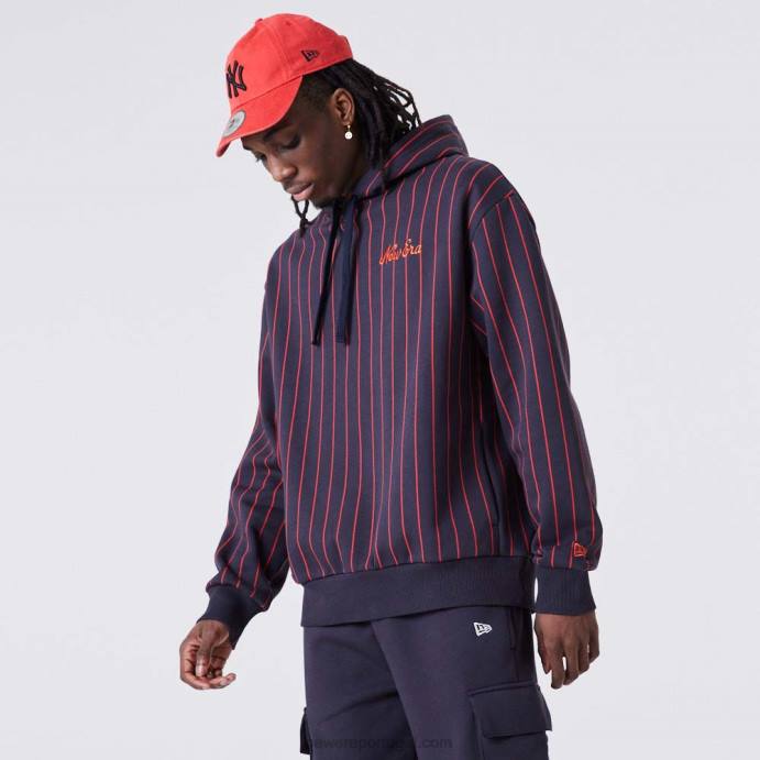 FFTN2753 New Era moletom oversized azul risca de giz