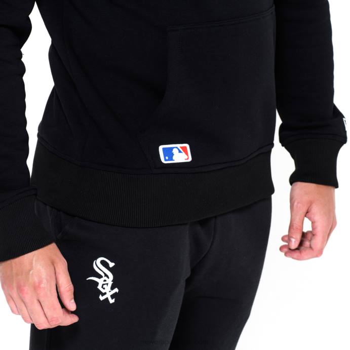 FFTN2757 New Era chicago white sox team moletom com capuz preto