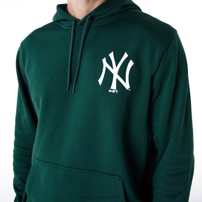 FFTN2769 New Era New York Yankees Essentials moletom verde escuro