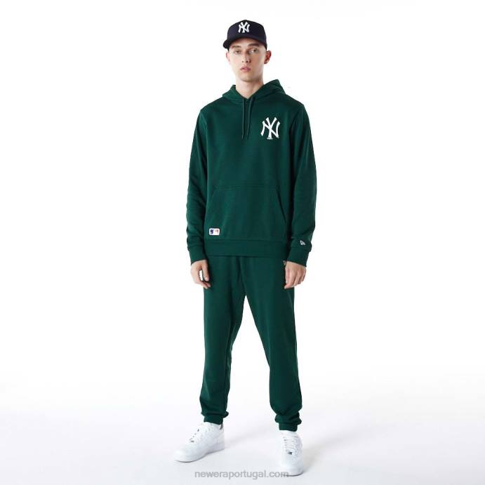 FFTN2769 New Era New York Yankees Essentials moletom verde escuro