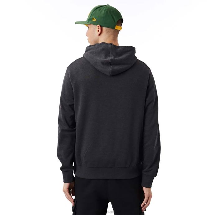 FFTN2771 New Era green bay packers nfl script moletom cinza escuro