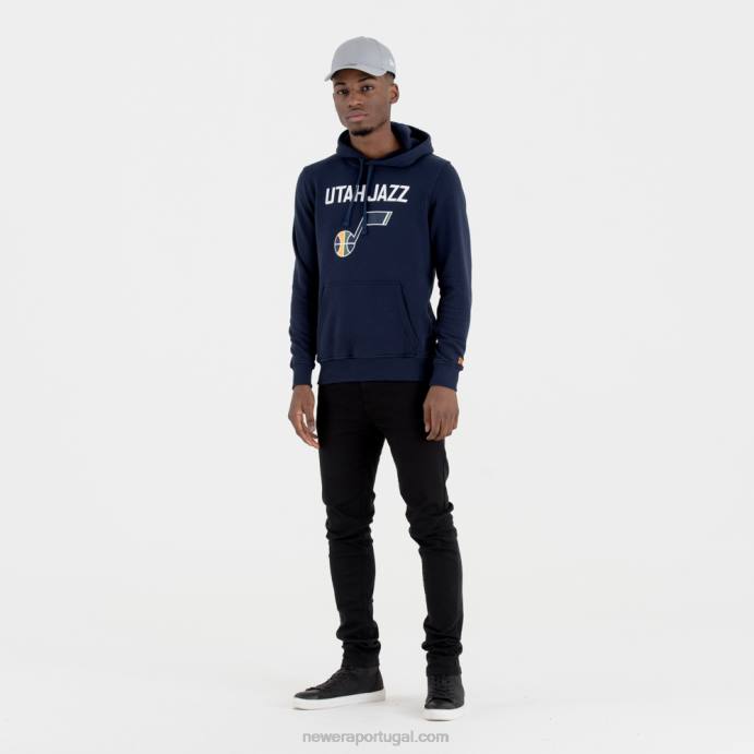 FFTN2775 New Era utah jazz team com capuz azul marinho