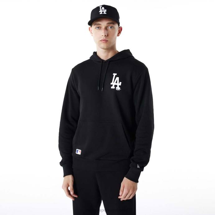 FFTN2777 New Era La Dodgers Essentials moletom com capuz preto