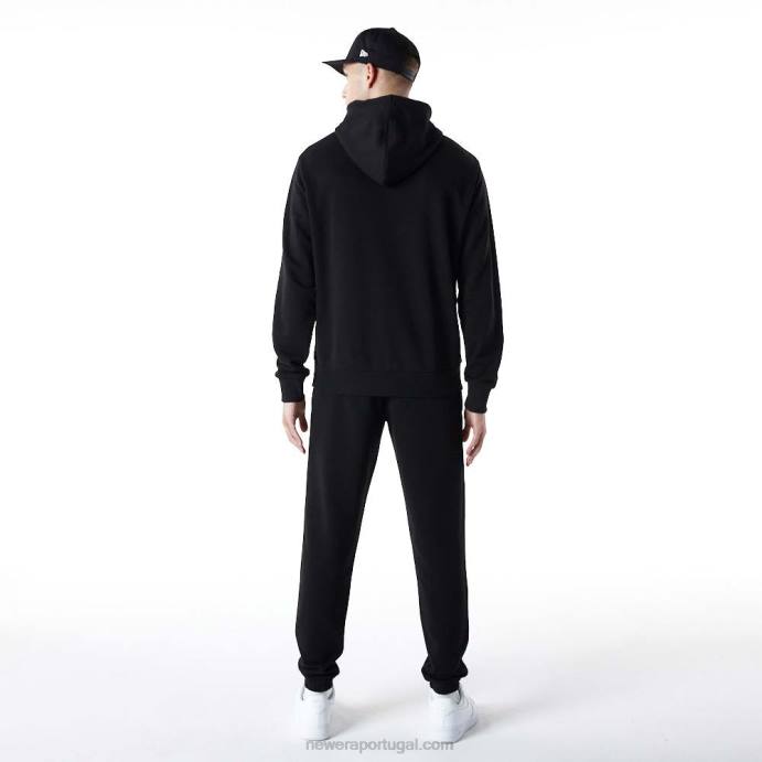 FFTN2777 New Era La Dodgers Essentials moletom com capuz preto