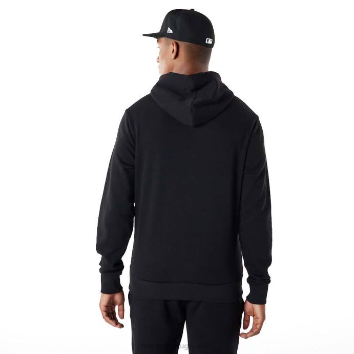 FFTN2785 New Era New York Yankees Essentials moletom com capuz preto
