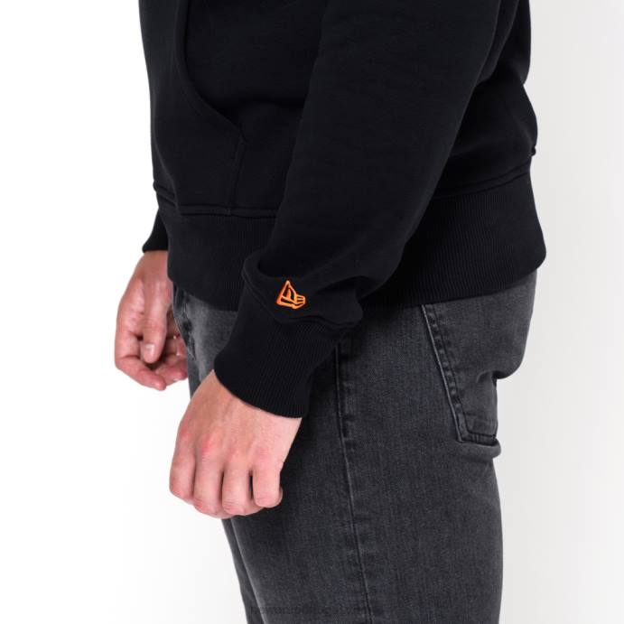 FFTN2795 New Era Cincinnati Bengals Team Logo Moletom Com Capuz Preto