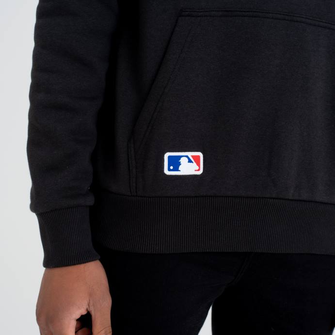 FFTN2797 New Era New York Yankees moletom preto com logo da equipe