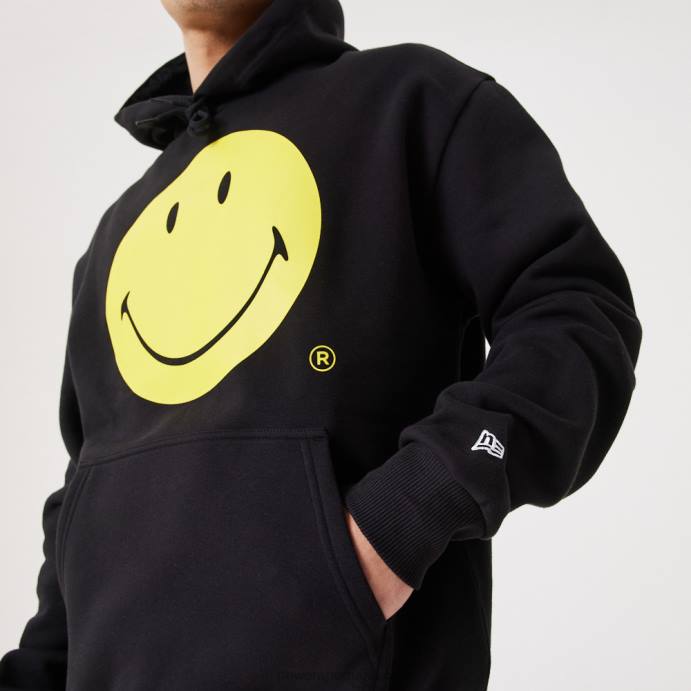 FFTN2800 New Era smiley essencial moletom preto