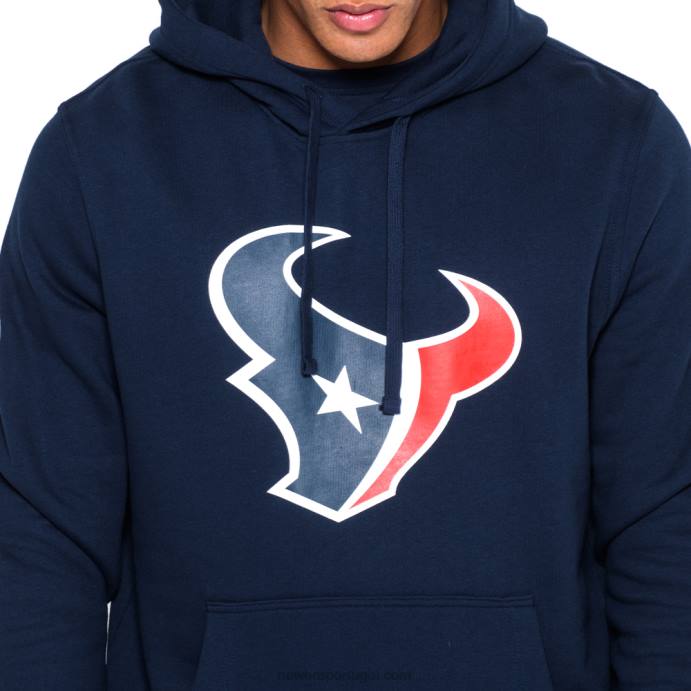 FFTN2810 New Era houston texans moletom azul marinho com logo da equipe