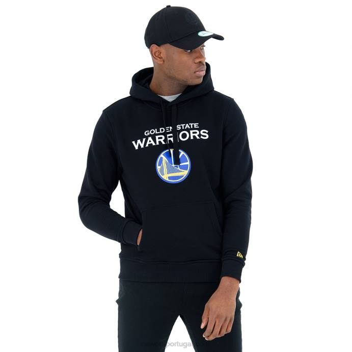 FFTN2816 New Era moletom preto golden state warriors