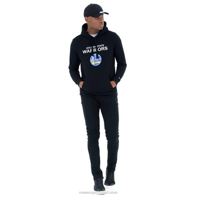 FFTN2816 New Era moletom preto golden state warriors