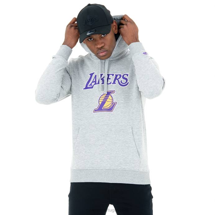 FFTN2823 New Era la lakers moletom cinza