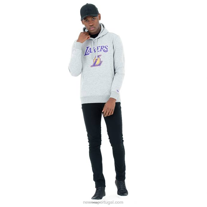 FFTN2823 New Era la lakers moletom cinza