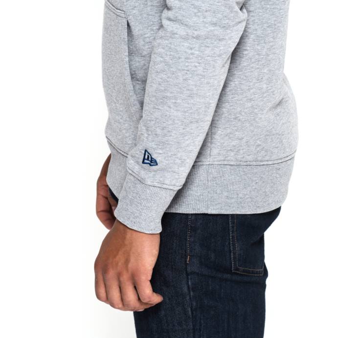 FFTN2837 New Era Indianapolis Colts Moletom cinza com logo da equipe