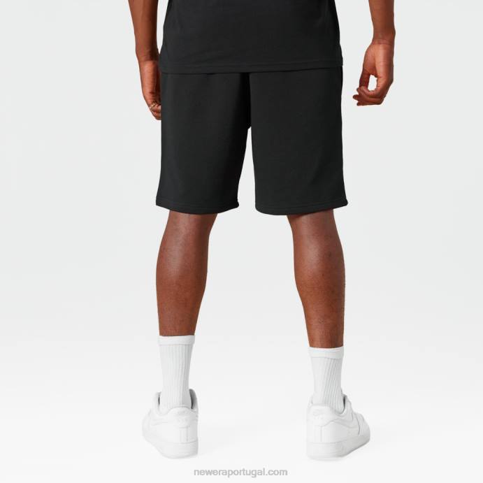 FFTN2628 New Era bermuda preta la lakers nba team com estampa de água