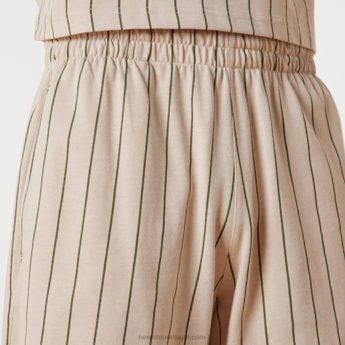 FFTN2632 New Era shorts de pedra risca de giz