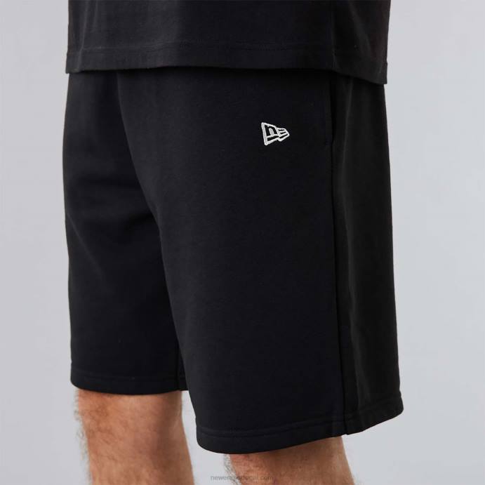 FFTN2645 New Era shorts essenciais pretos