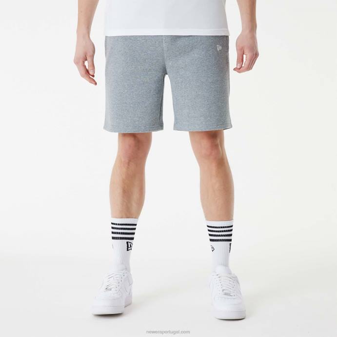 FFTN2647 New Era shorts essenciais cinza