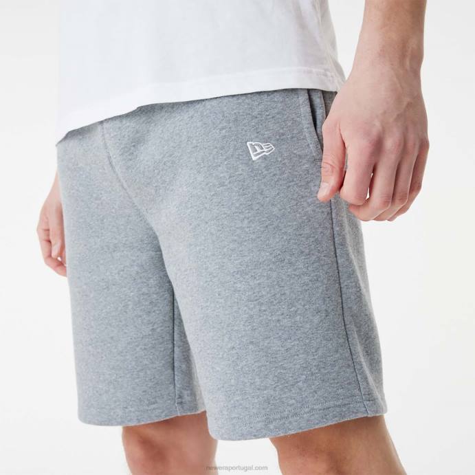 FFTN2647 New Era shorts essenciais cinza