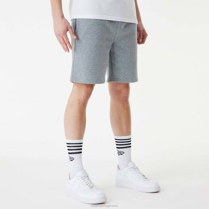 FFTN2647 New Era shorts essenciais cinza