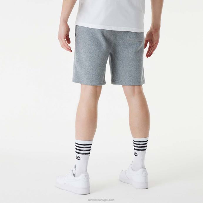 FFTN2647 New Era shorts essenciais cinza
