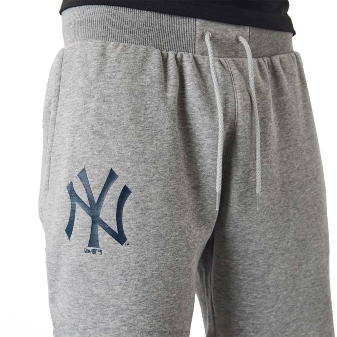 FFTN2650 New Era calção cinza New York Yankees MLB com logo